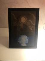 Moon over the ocean