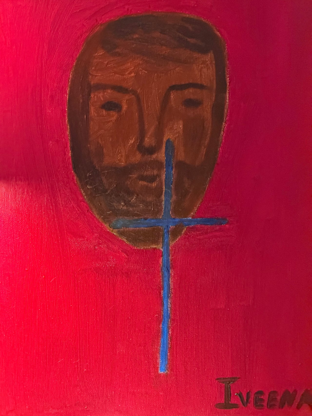 Face of Christ Oil Painting and video